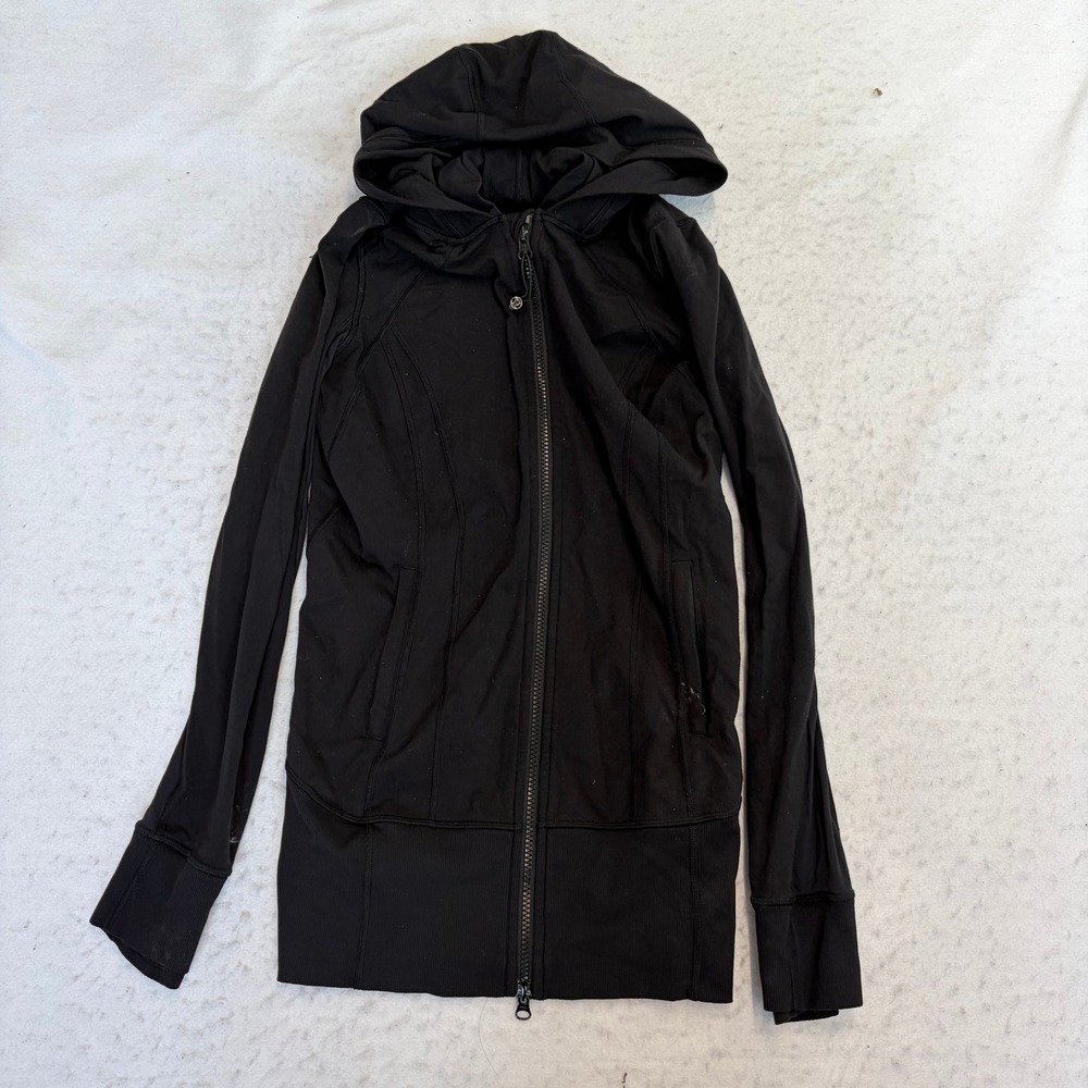 Lululemon Define Hoodie Womens Size 4 Black Full Zip Athletic Jacket